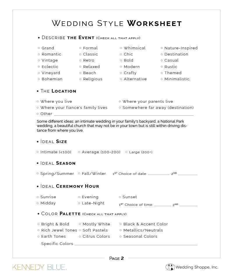 |Wedding Planning Organizer and Guide Downloads